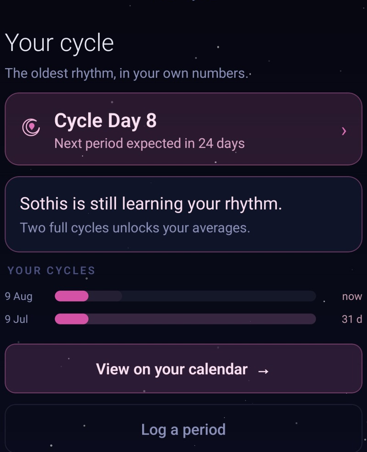 Private cycle analysis